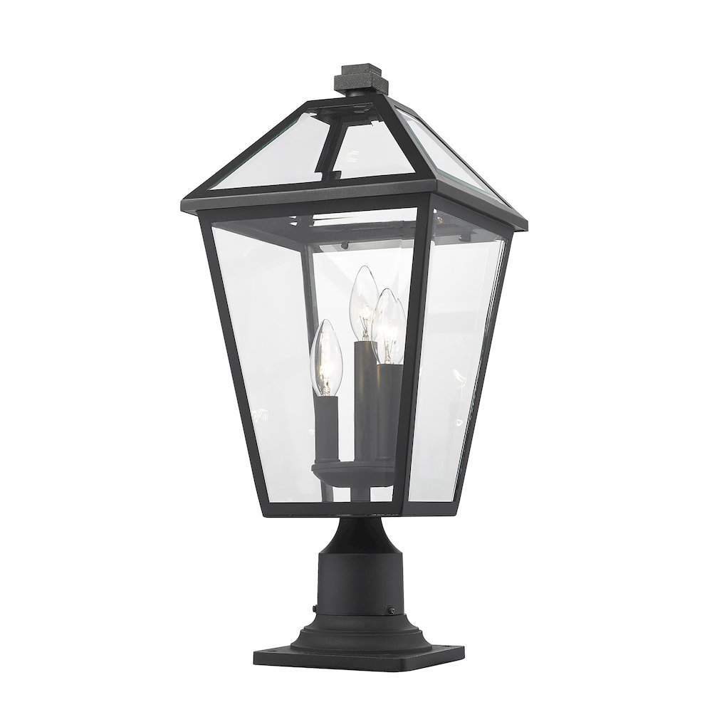 Z-Lite 3 Light Outdoor Pier Mounted Fixture. Picture 2