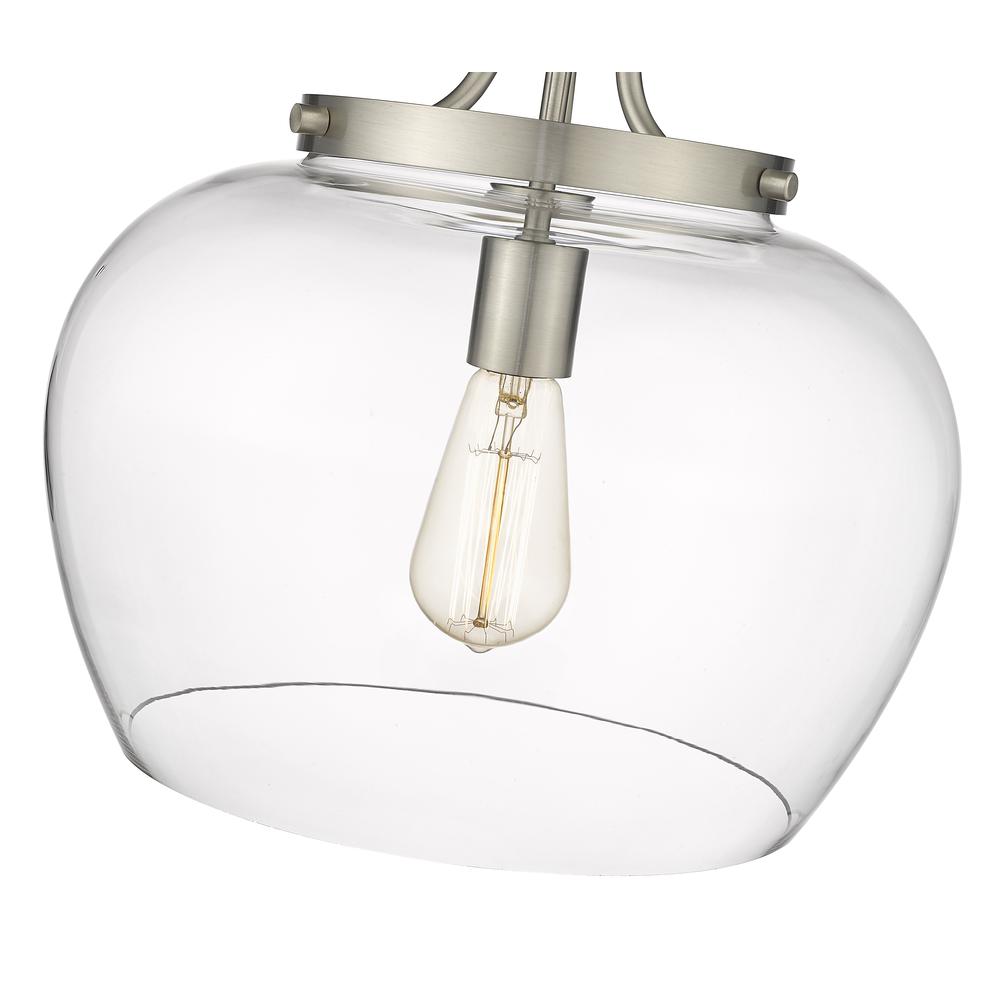 1 Light Semi Flush Mount. Picture 4