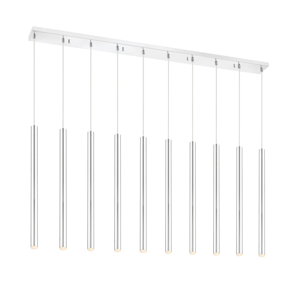 Z-Lite 10 Light Linear Chandelier. Picture 1