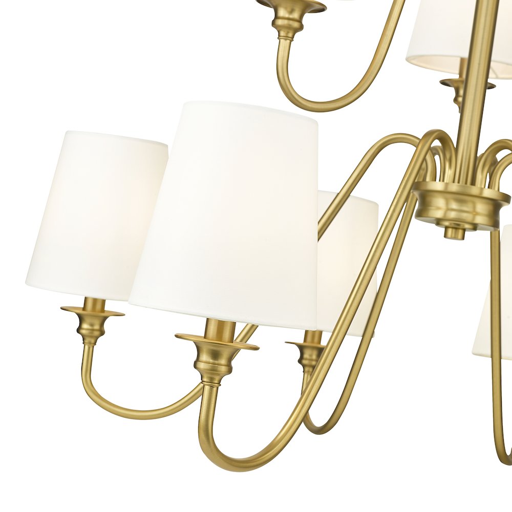 Z-Lite 9 Light Chandelier. Picture 4