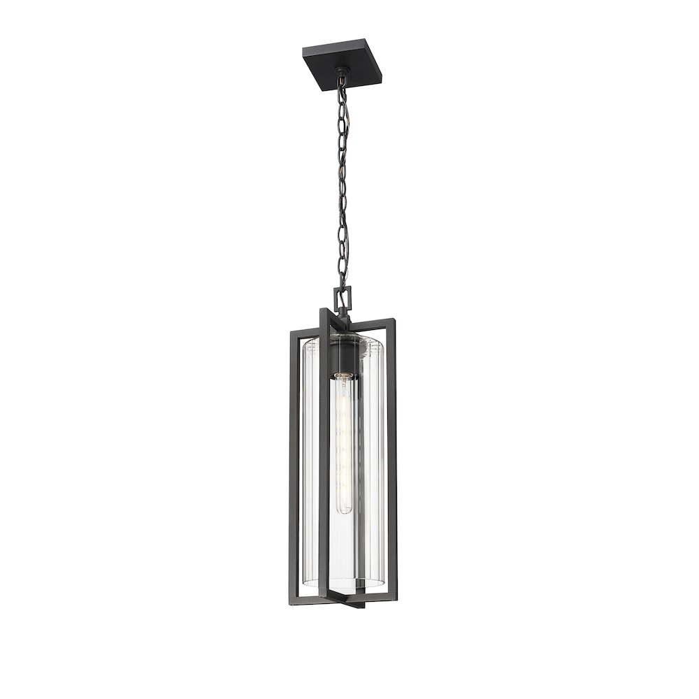 Z-Lite 1 Light Outdoor Chain Mount Ceiling Fixture. Picture 2
