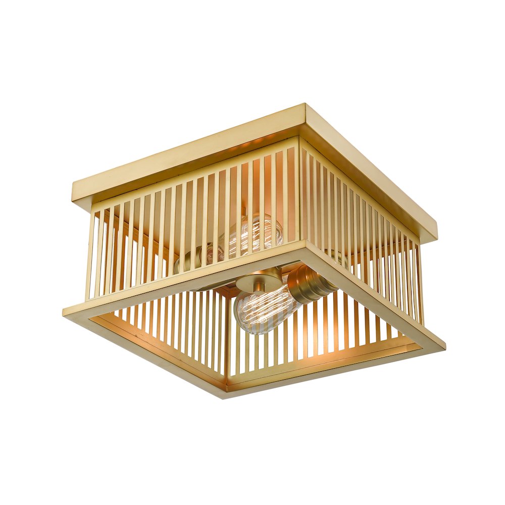 Z-Lite 2 Light Flush Mount. Picture 4