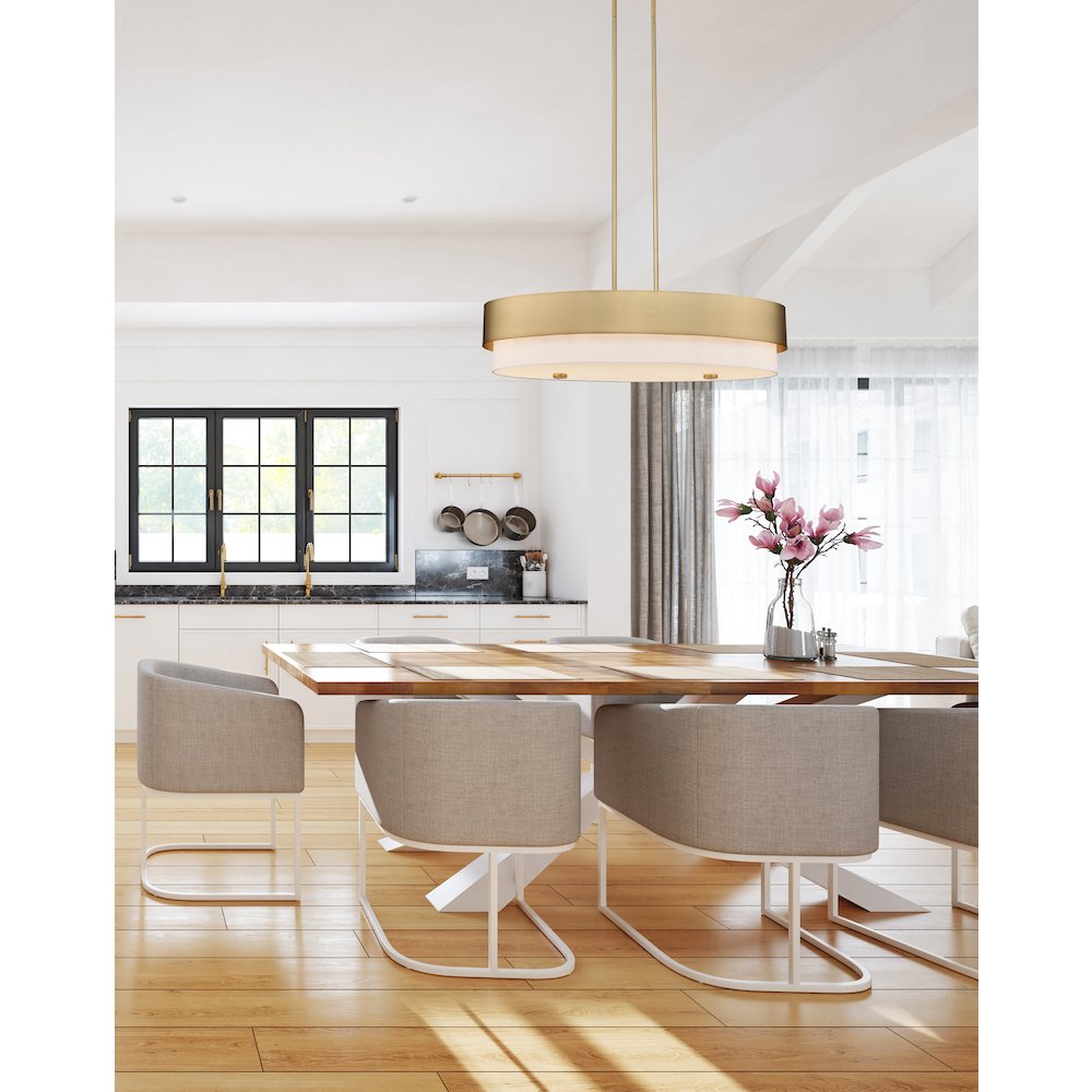 Z-Lite 5 Light Linear Chandelier. Picture 6