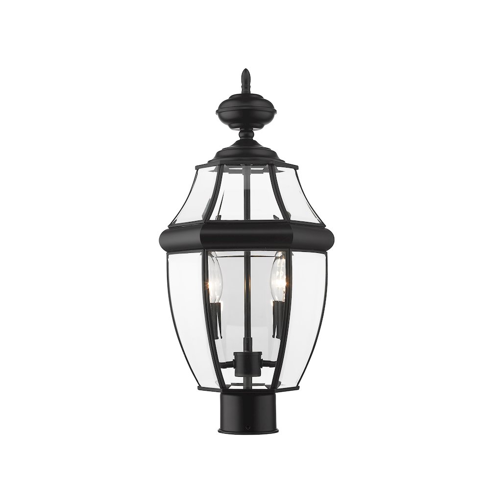 Z-Lite 2 Light Outdoor Post Mount Fixture. Picture 2