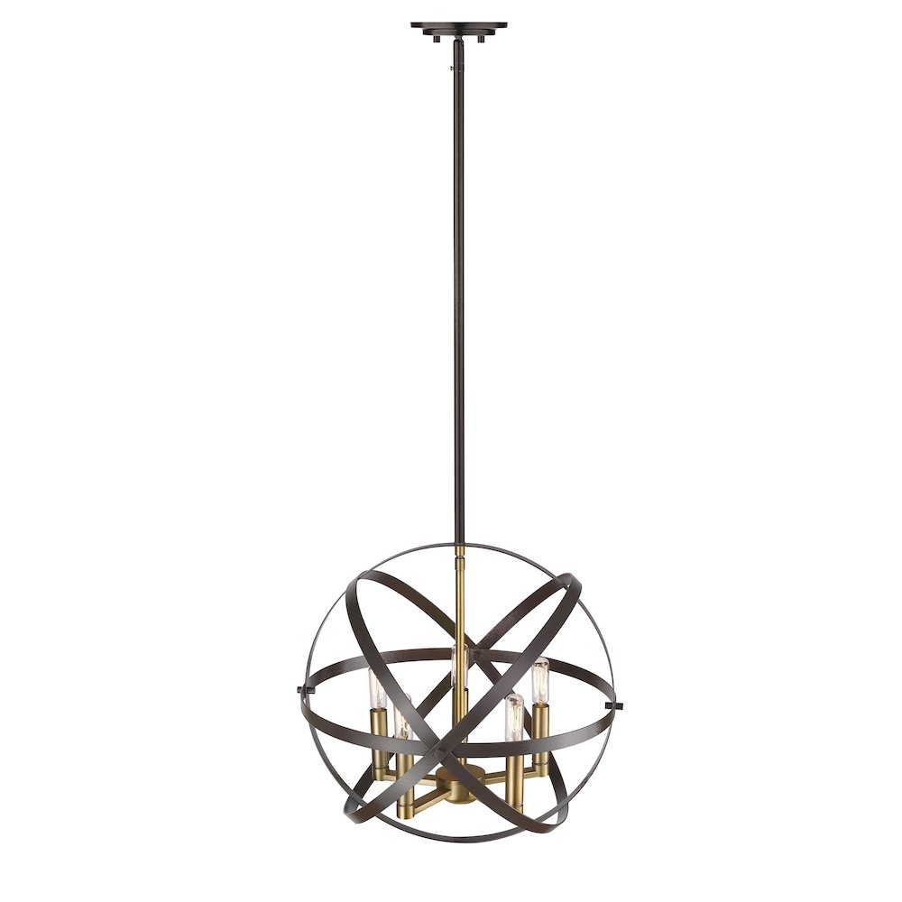 Z-Lite 5 Light Pendant. Picture 2