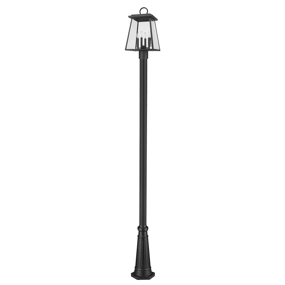 Z-Lite 4 Light Outdoor Post Mounted Fixture. Picture 5