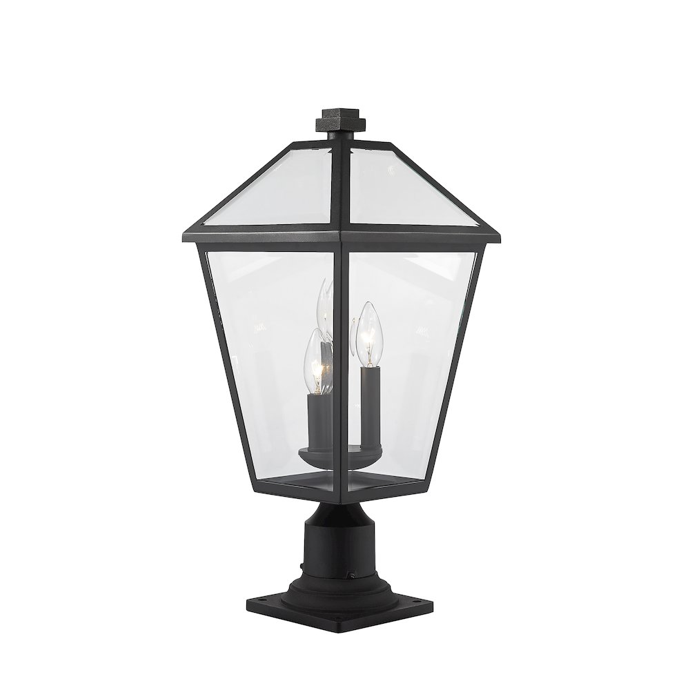 Z-Lite 3 Light Outdoor Pier Mounted Fixture. Picture 4