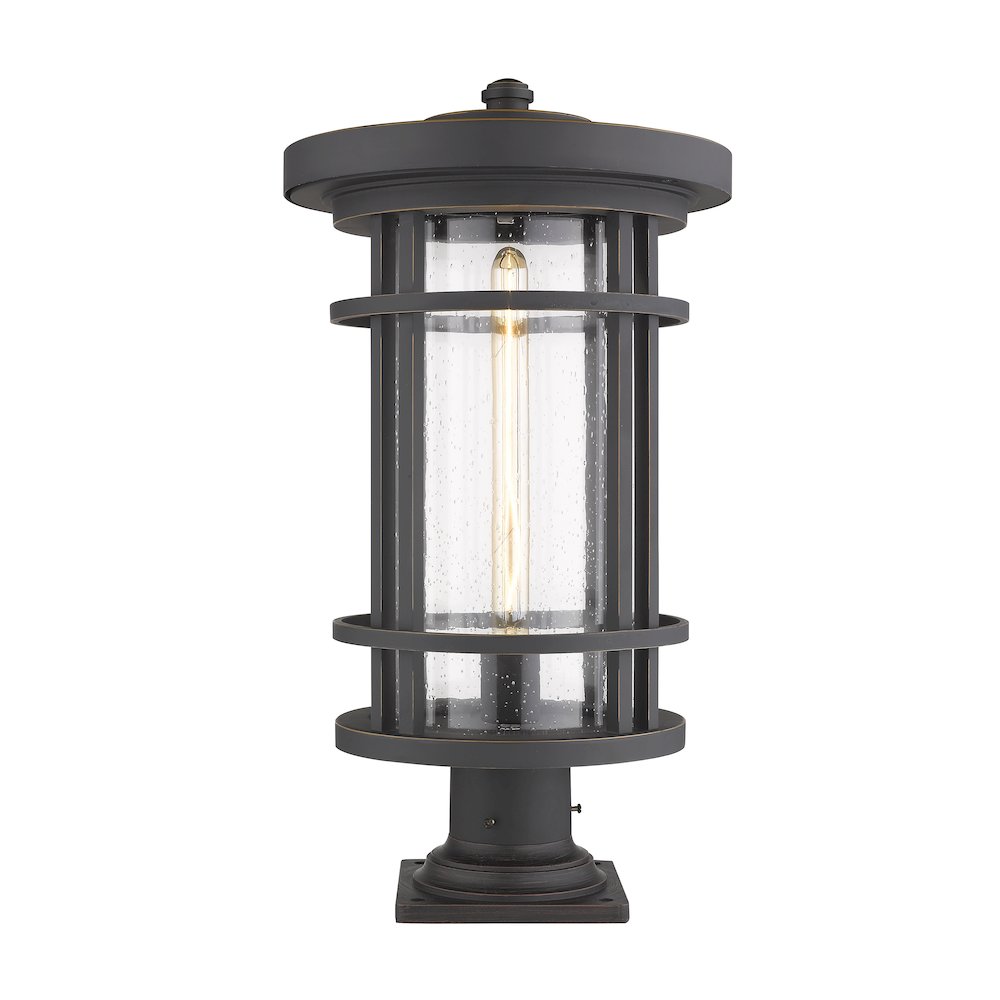 Z-Lite 1 Light Outdoor Pier Mounted Fixture. Picture 1