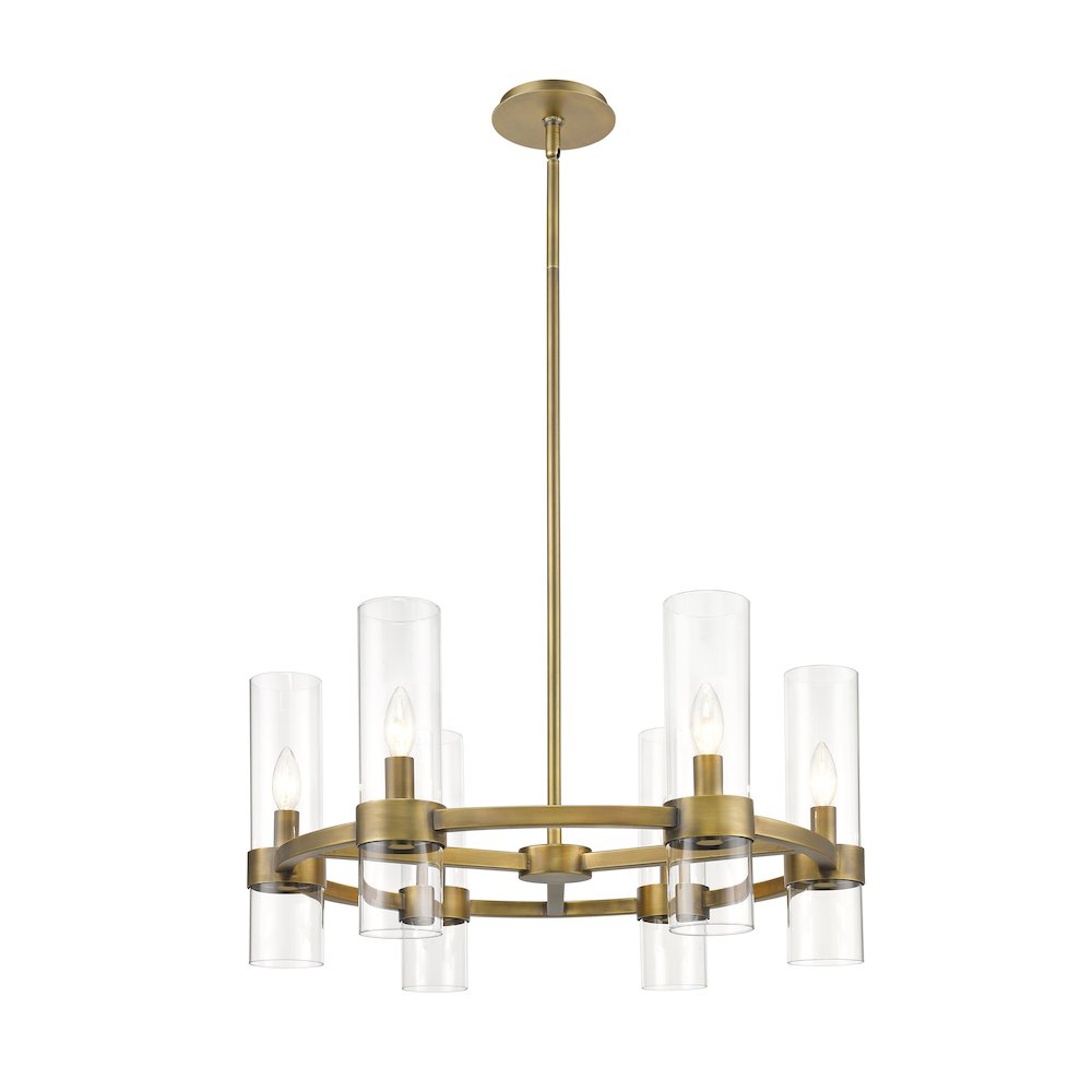 Z-Lite 6 Light Chandelier. Picture 1