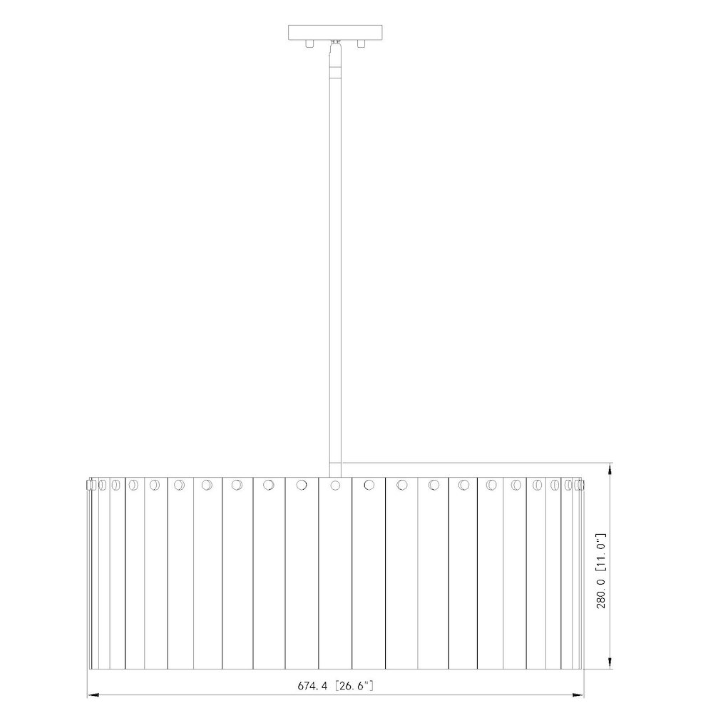 Z-Lite 10 Light Chandelier. Picture 8