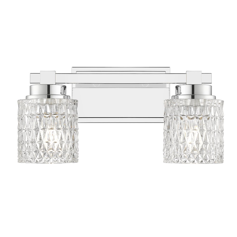 Z-Lite 2 Light Vanity, Chrome. Picture 2
