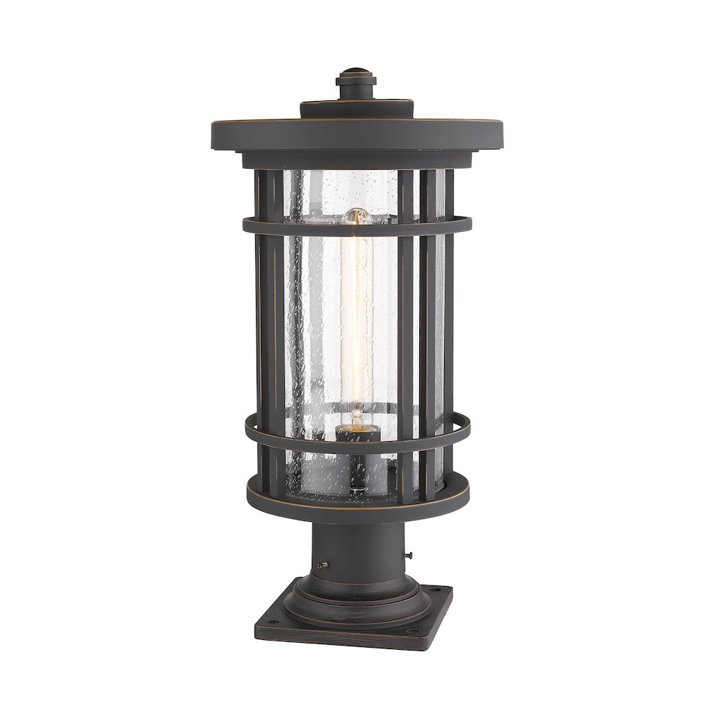 Z-Lite 1 Light Outdoor Pier Mounted Fixture. Picture 3