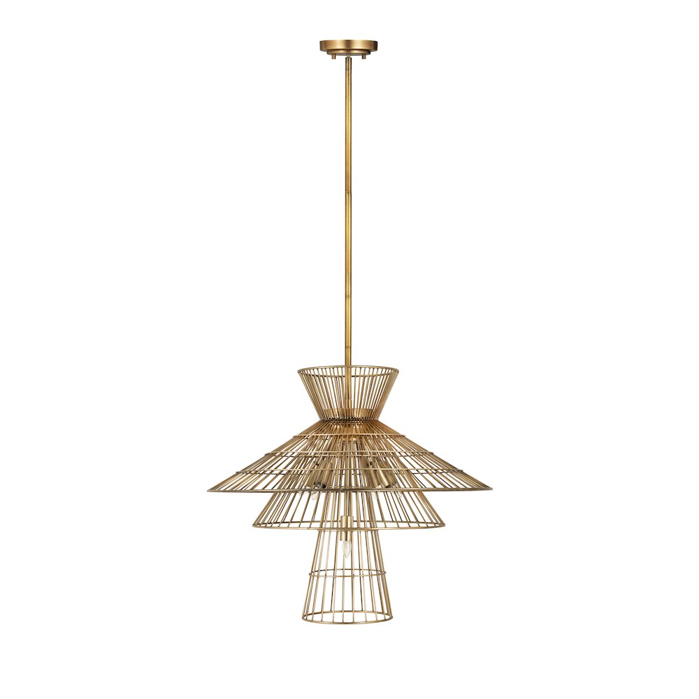 Z-Lite 6 Light Chandelier. Picture 5