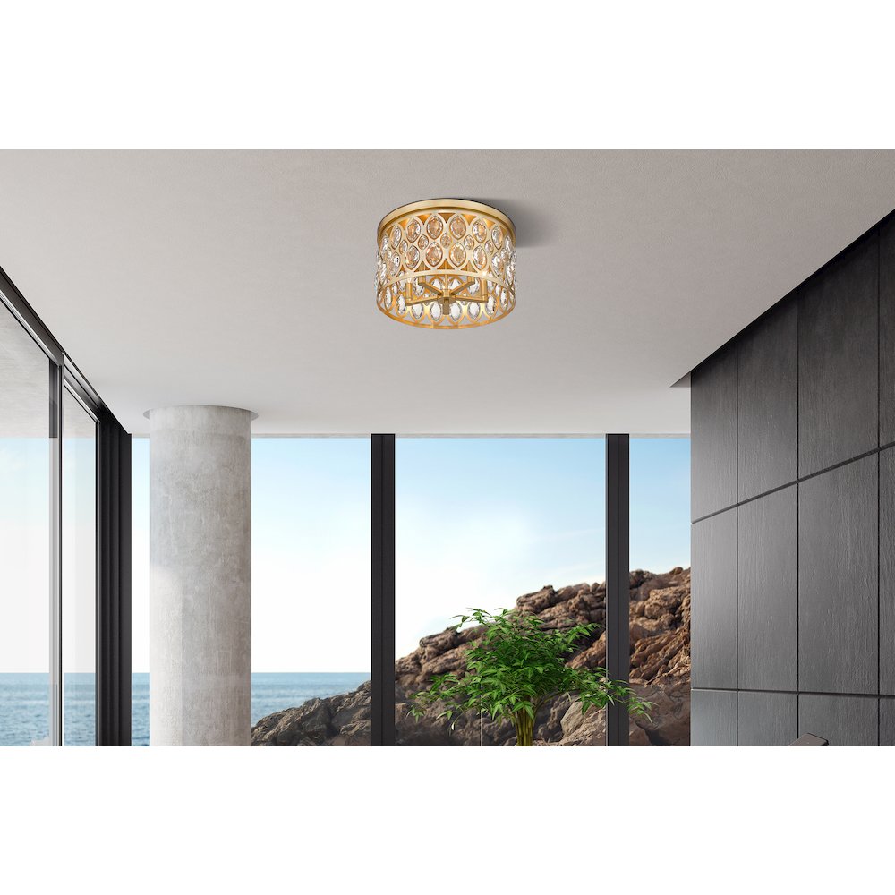 Z-Lite 5 Light Flush Mount. Picture 6