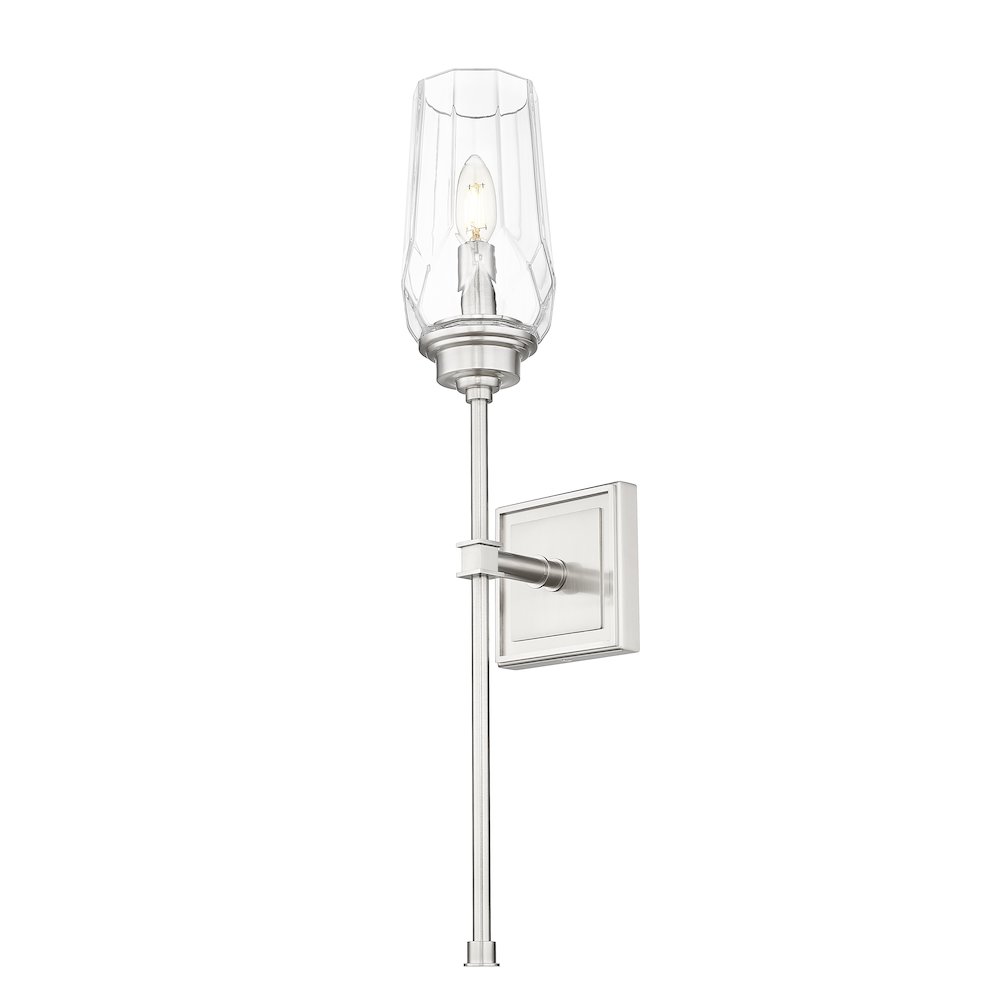 Z-Lite 1 Light Wall Sconce, Brushed Nickel. Picture 3