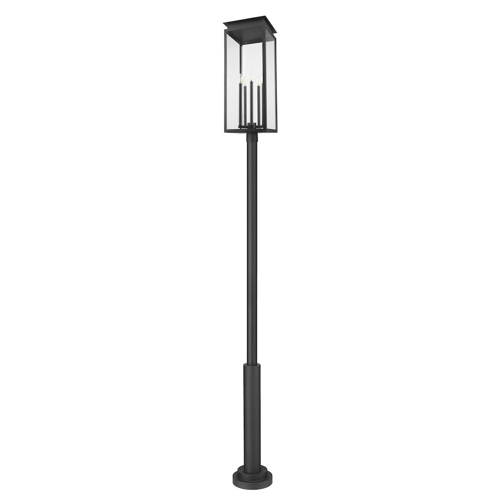Z-Lite 5 Light Outdoor Post Mounted Fixture. Picture 5