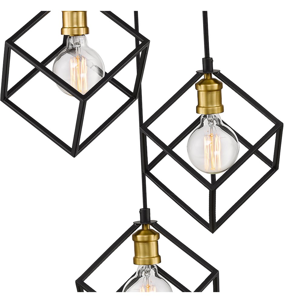 Z-Lite 3 Light Chandelier. Picture 4