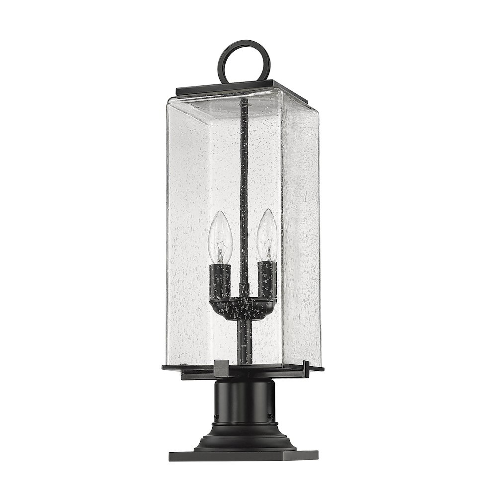 Z-Lite 2 Light Outdoor Pier Mounted Fixture. Picture 5