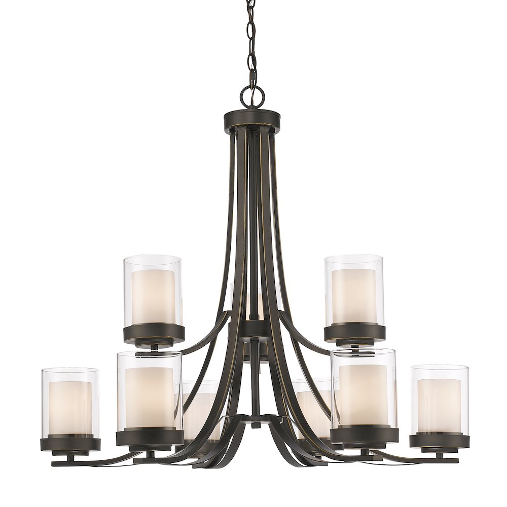 Z-Lite 9 Light Chandelier. Picture 1