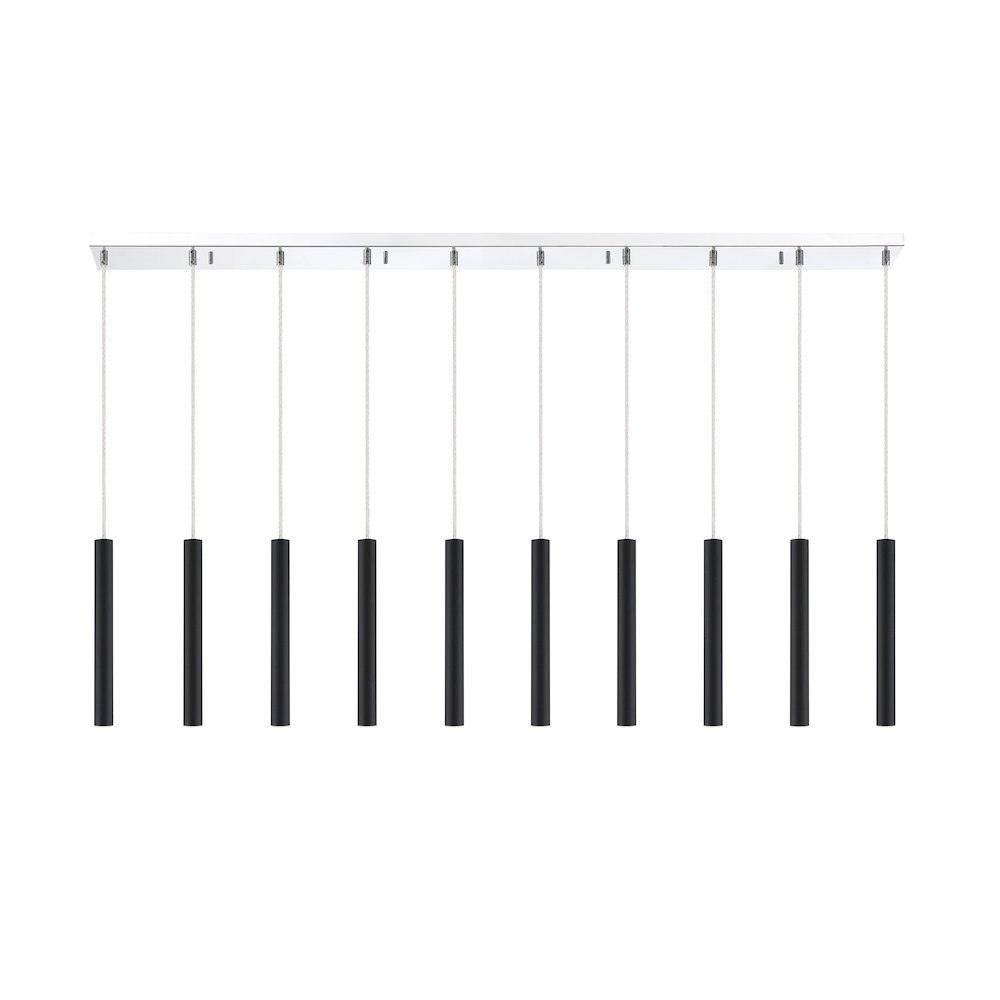 Z-Lite 10 Light Linear Chandelier. Picture 4
