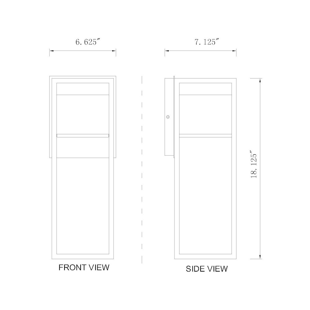 Z-Lite 1 Light Outdoor Wall Light. Picture 8
