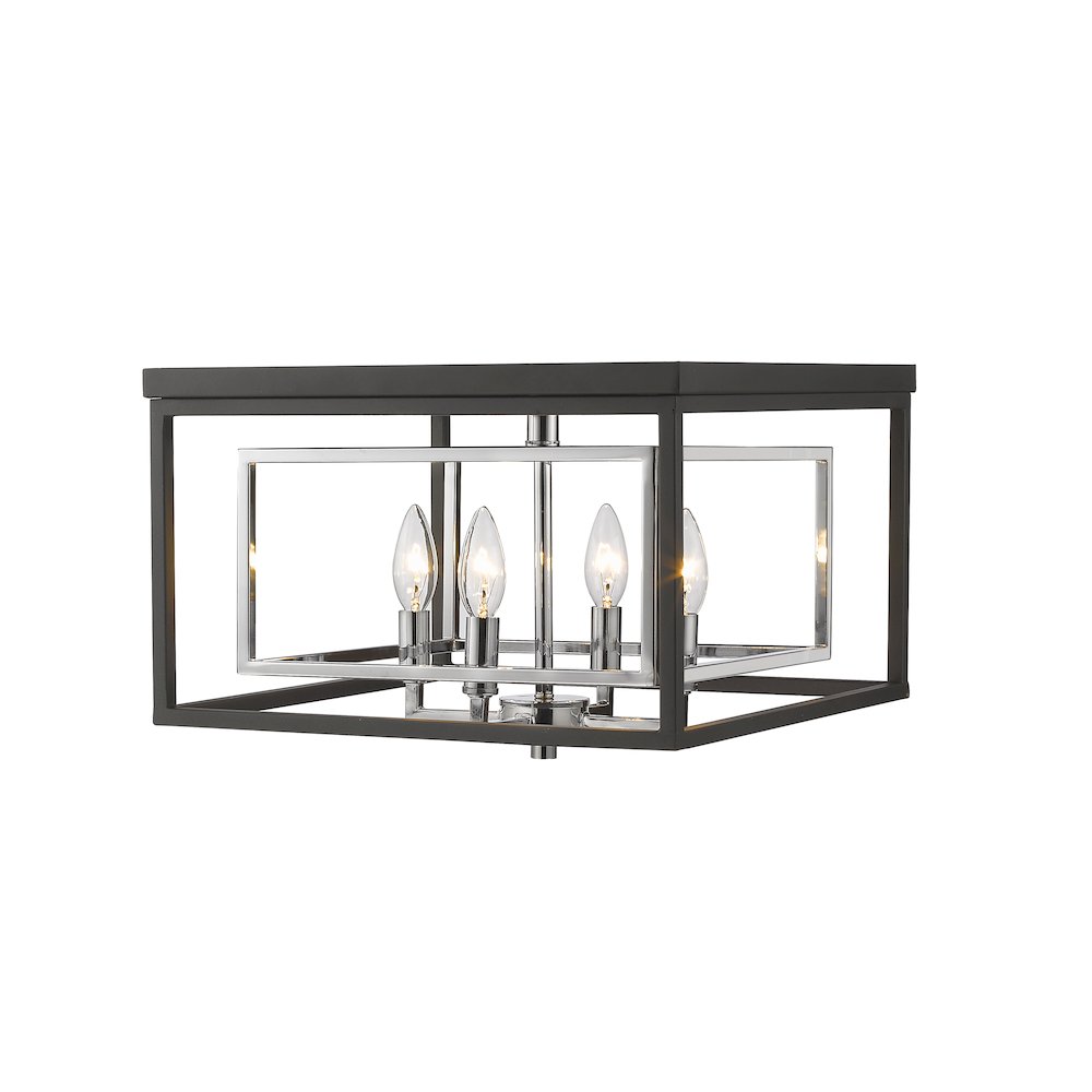 Z-Lite 4 Light Flush Mount. Picture 2