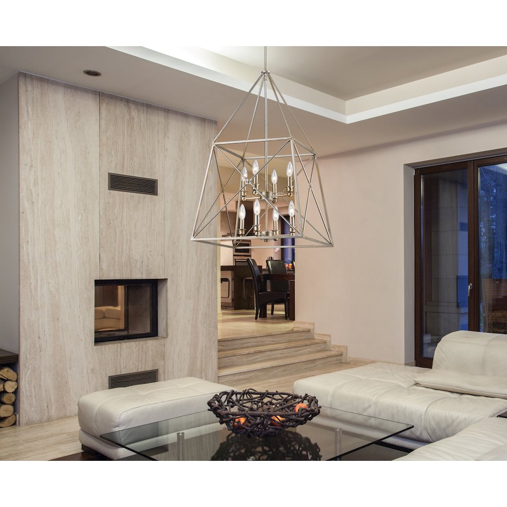 Z-Lite 8 Light Chandelier. Picture 2