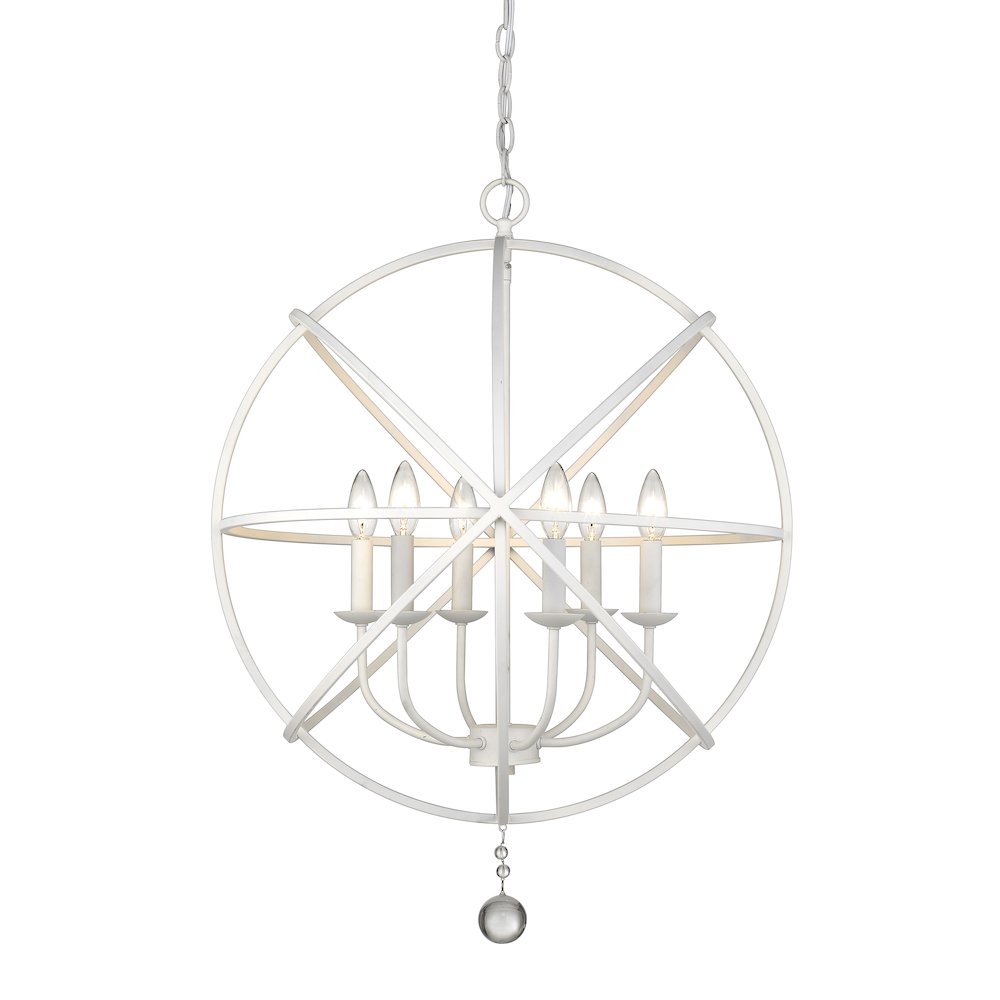 Z-Lite 6 Light Chandelier. Picture 4