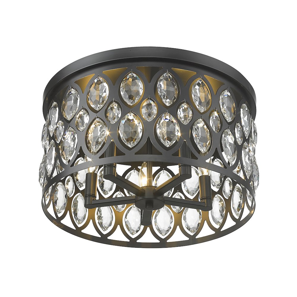 Z-Lite 5 Light Flush Mount. Picture 2
