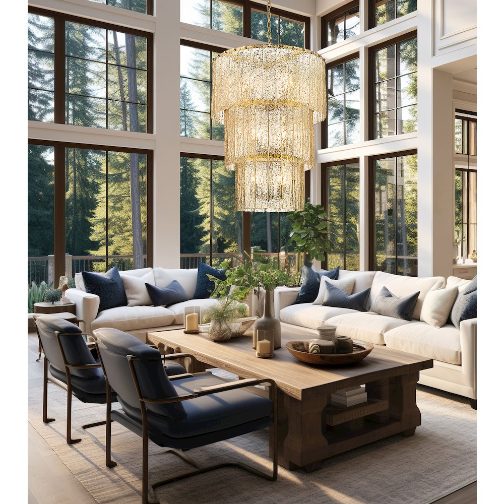 Z-Lite 12 Light Chandelier. Picture 6