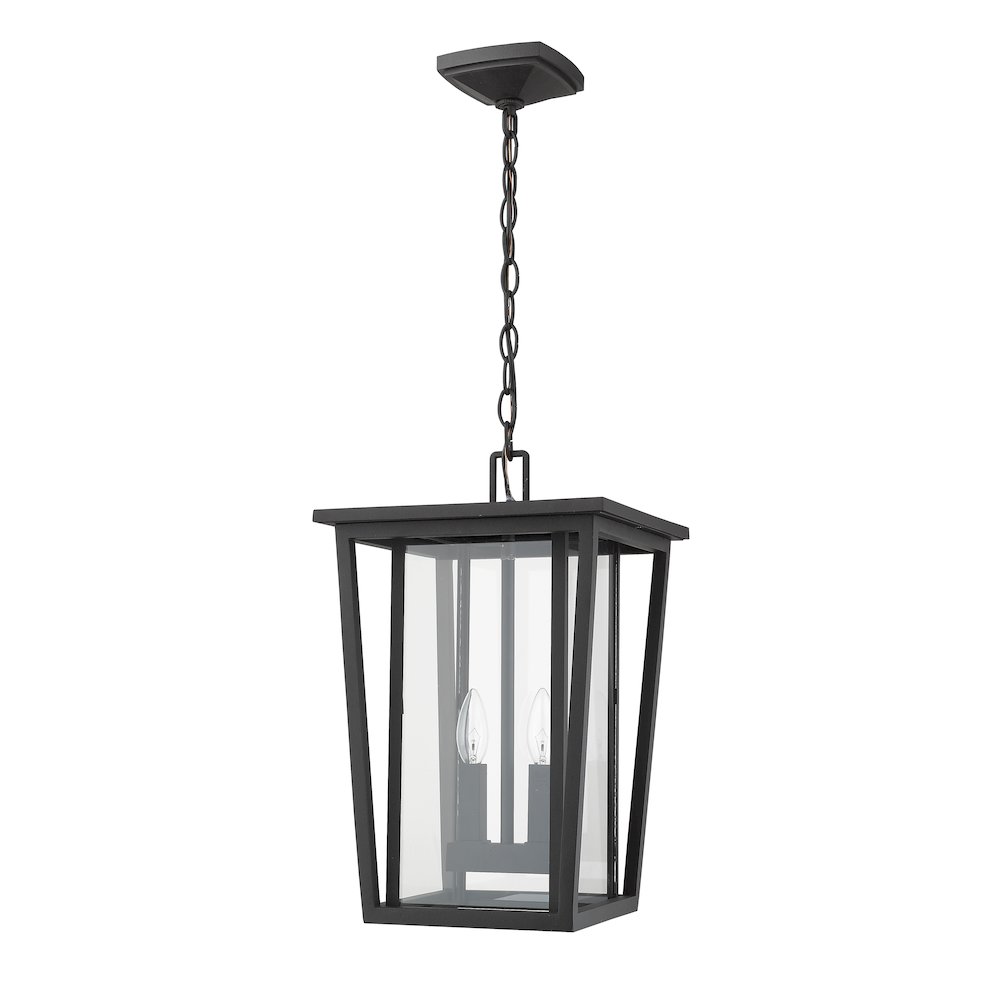 Z-Lite 2 Light Outdoor Chain Mount Ceiling Fixture. Picture 5
