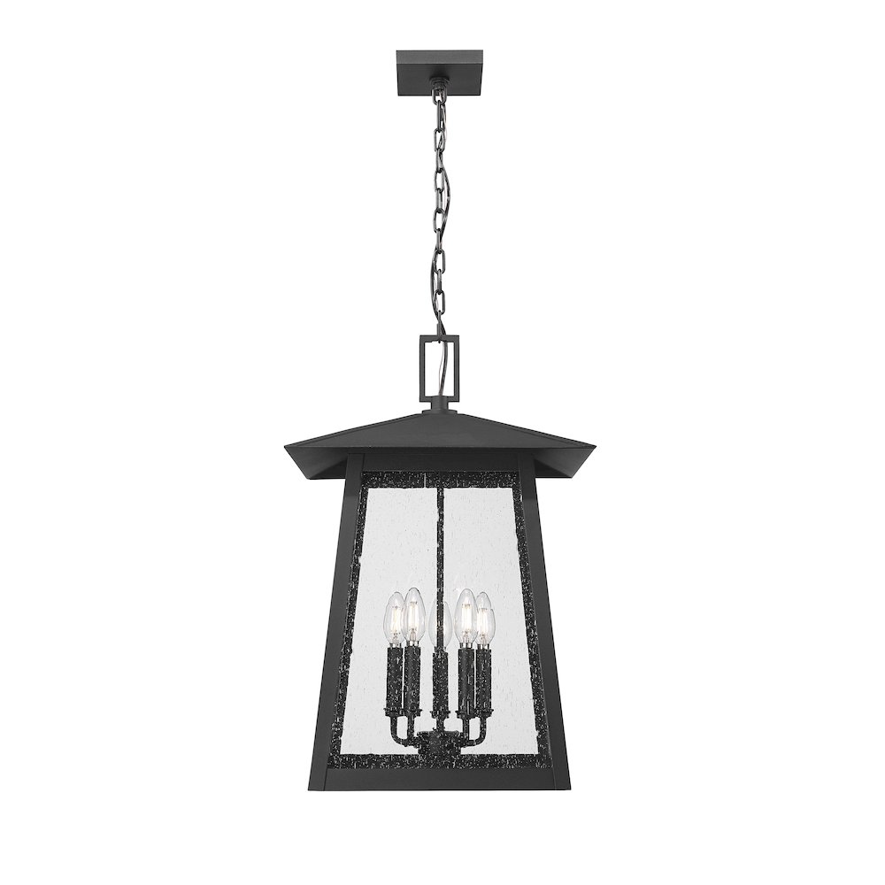 Z-Lite 5 Light Outdoor Chain Mount Ceiling Fixture. Picture 3