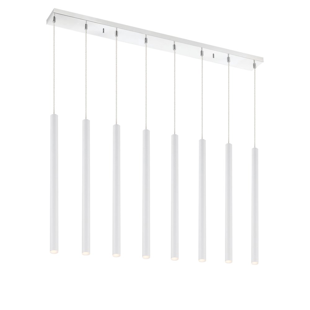 Z-Lite 8 Light Linear Chandelier. Picture 1
