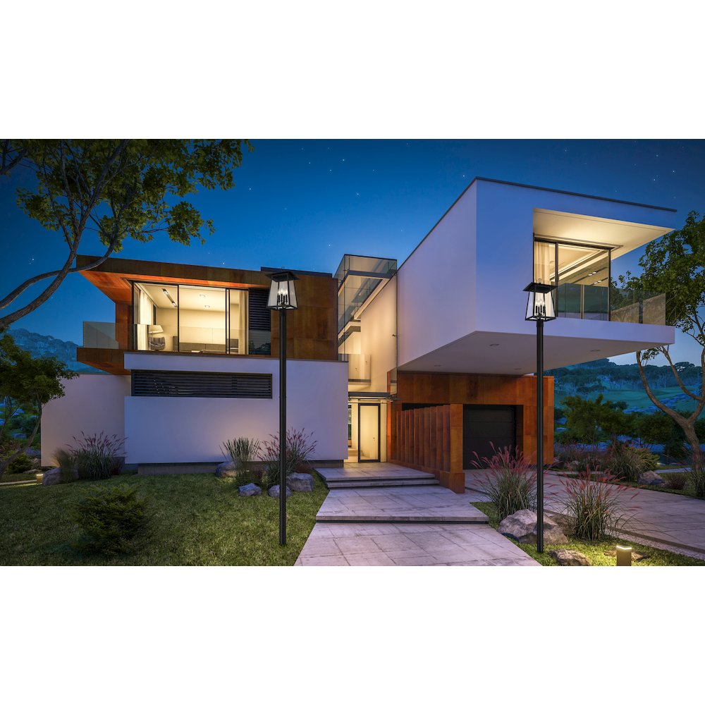 Z-Lite 4 Light Outdoor Post Mounted Fixture. Picture 7