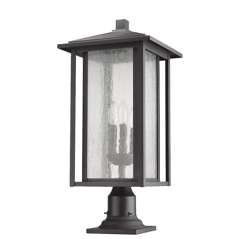 Z-Lite 3 Light Outdoor Pier Mounted Fixture. Picture 5