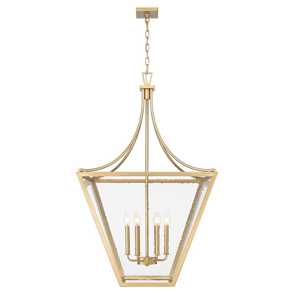 Z-Lite 6 Light Chandelier, Rubbed Brass. Picture 2