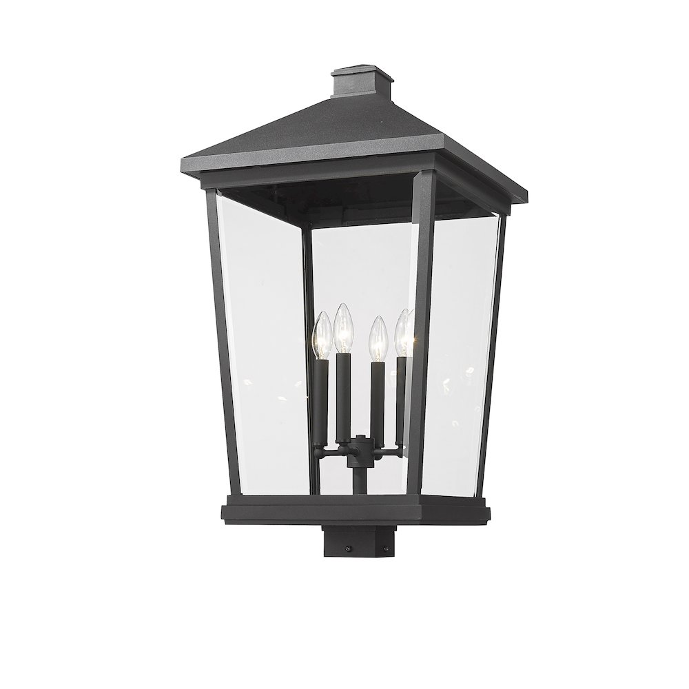 Z-Lite 4 Light Outdoor Post Mount Fixture. Picture 3