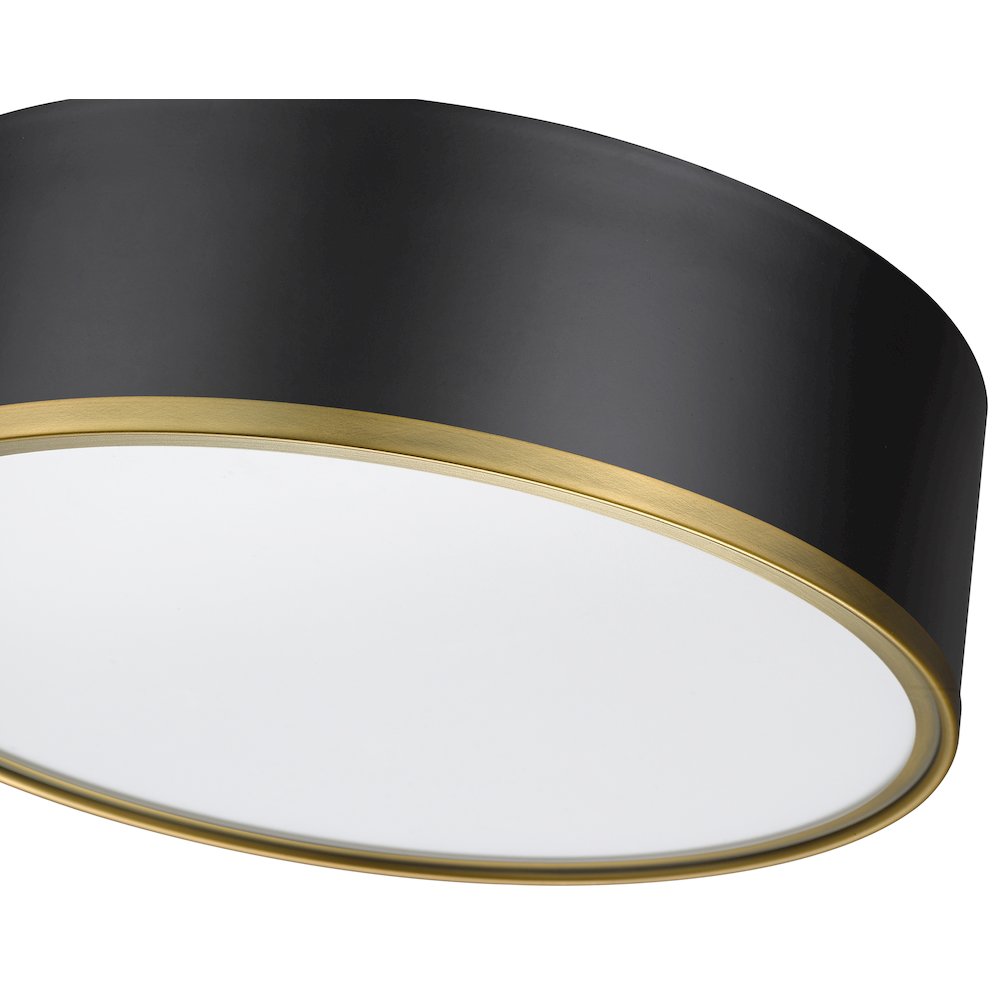 Z-Lite 3 Light Flush Mount. Picture 4