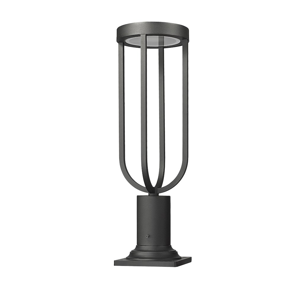 Z-Lite 1 Light Outdoor Pier Mounted Fixture. Picture 5