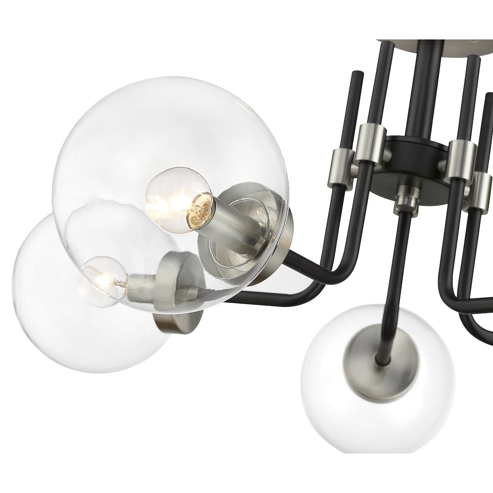 Z-Lite 5 Light Semi Flush Mount. Picture 4