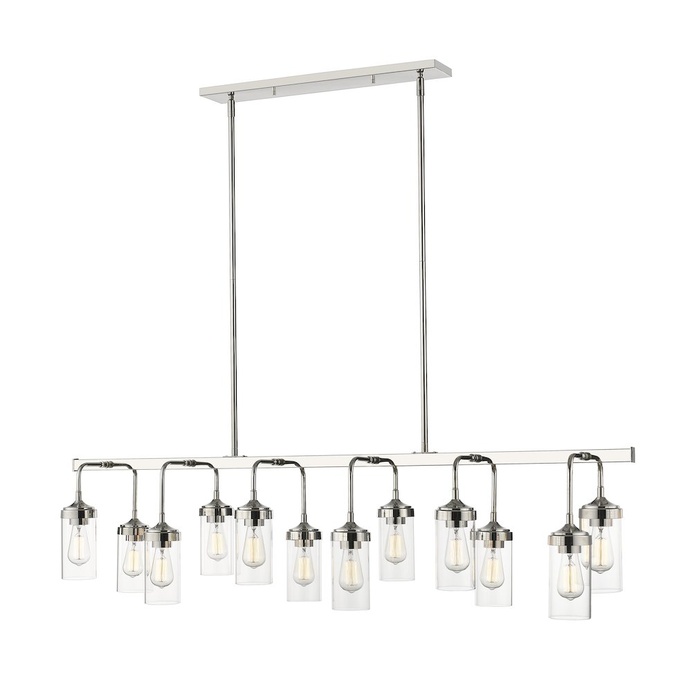 Z-Lite 12 Light Linear Chandelier. Picture 1