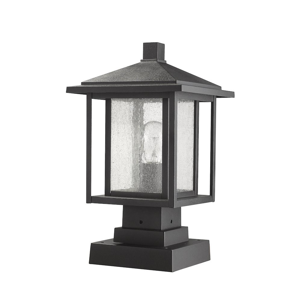 Z-Lite 1 Light Outdoor Pier Mounted Fixture. Picture 5