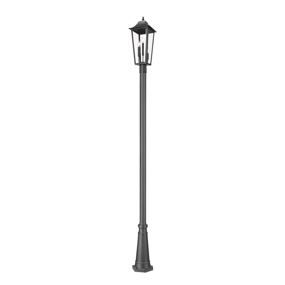 Z-Lite 3 Light Outdoor Post Mounted Fixture. Picture 2