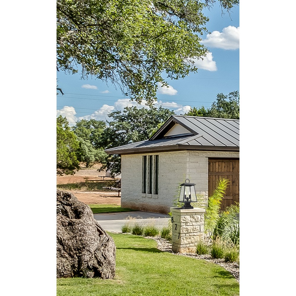 Z-Lite 2 Light Outdoor Pier Mounted Fixture. Picture 7