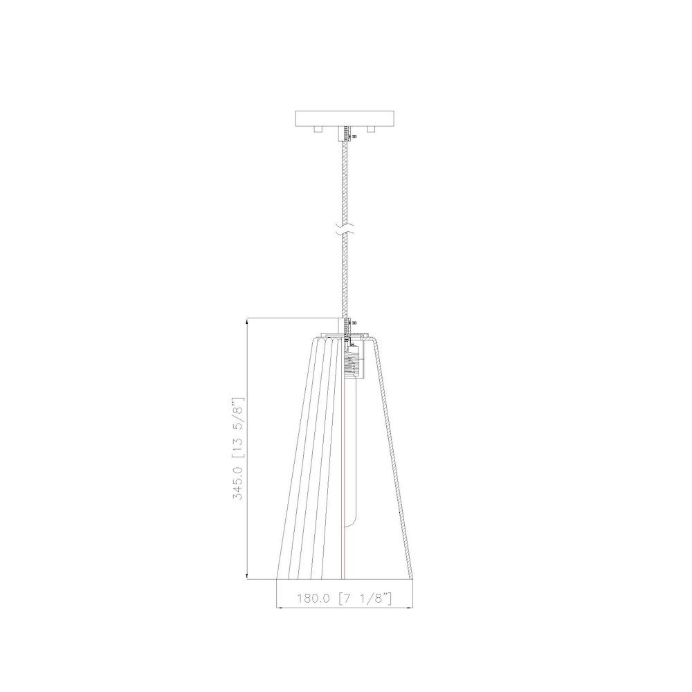 Z-Lite 1 Light Pendant. Picture 8
