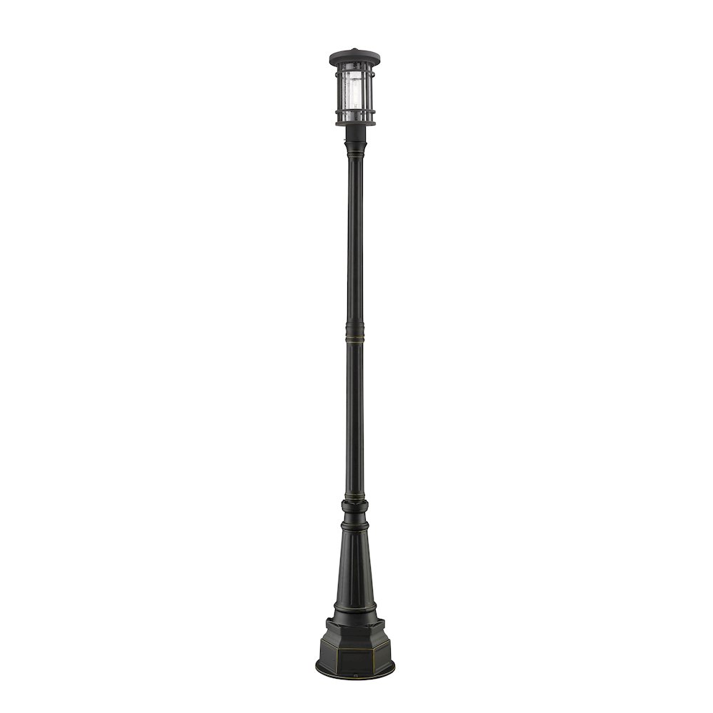 Z-Lite 1 Light Outdoor Post Mounted Fixture. Picture 1