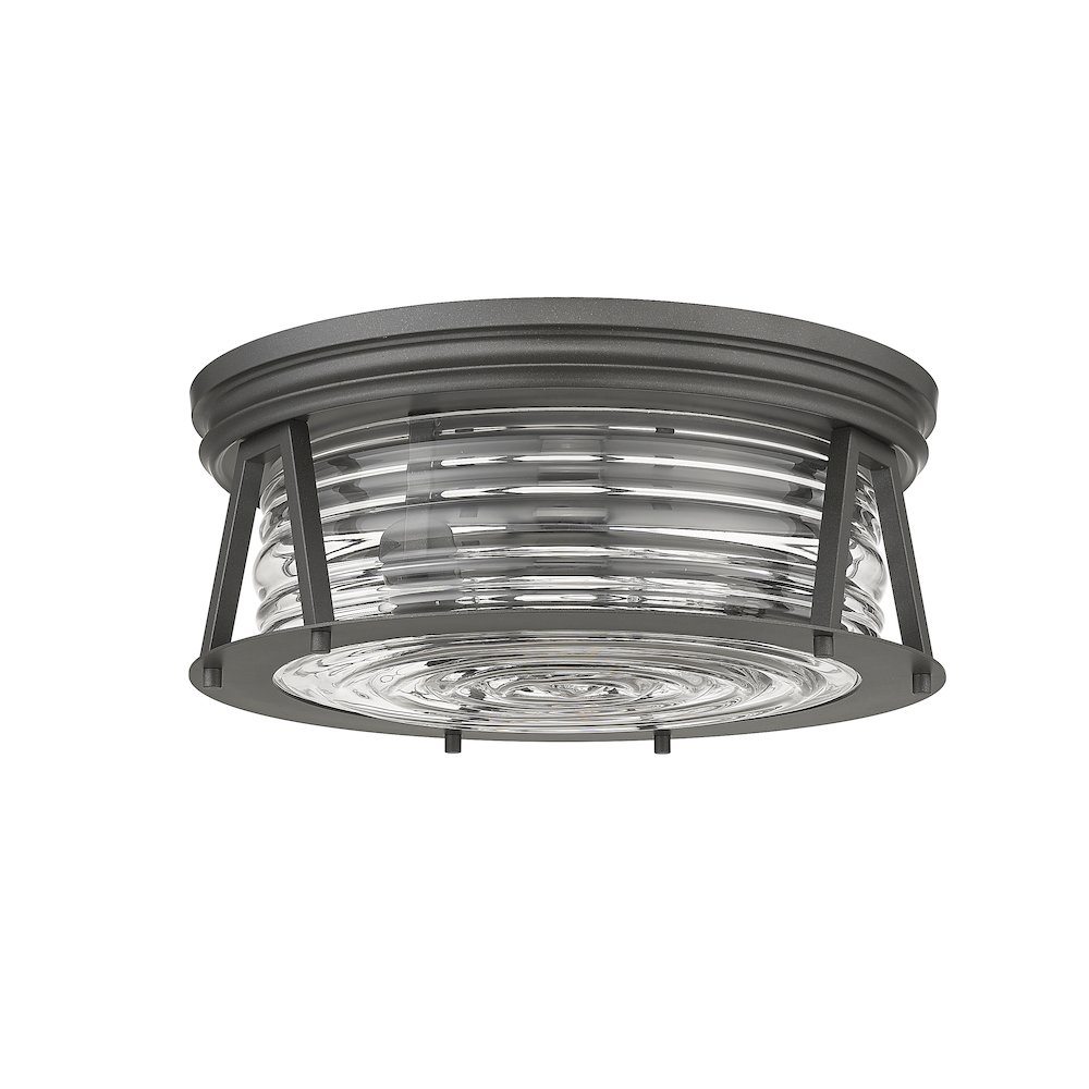 Z-Lite 3 Light Flush Mount. Picture 5