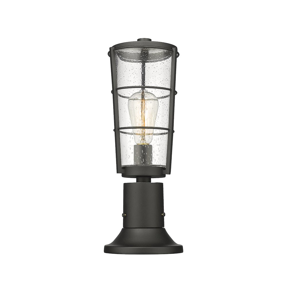 Z-Lite 1 Light Outdoor Pier Mounted Fixture. Picture 3