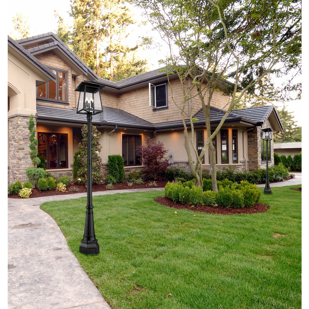 Z-Lite 5 Light Outdoor Post Mounted Fixture. Picture 6
