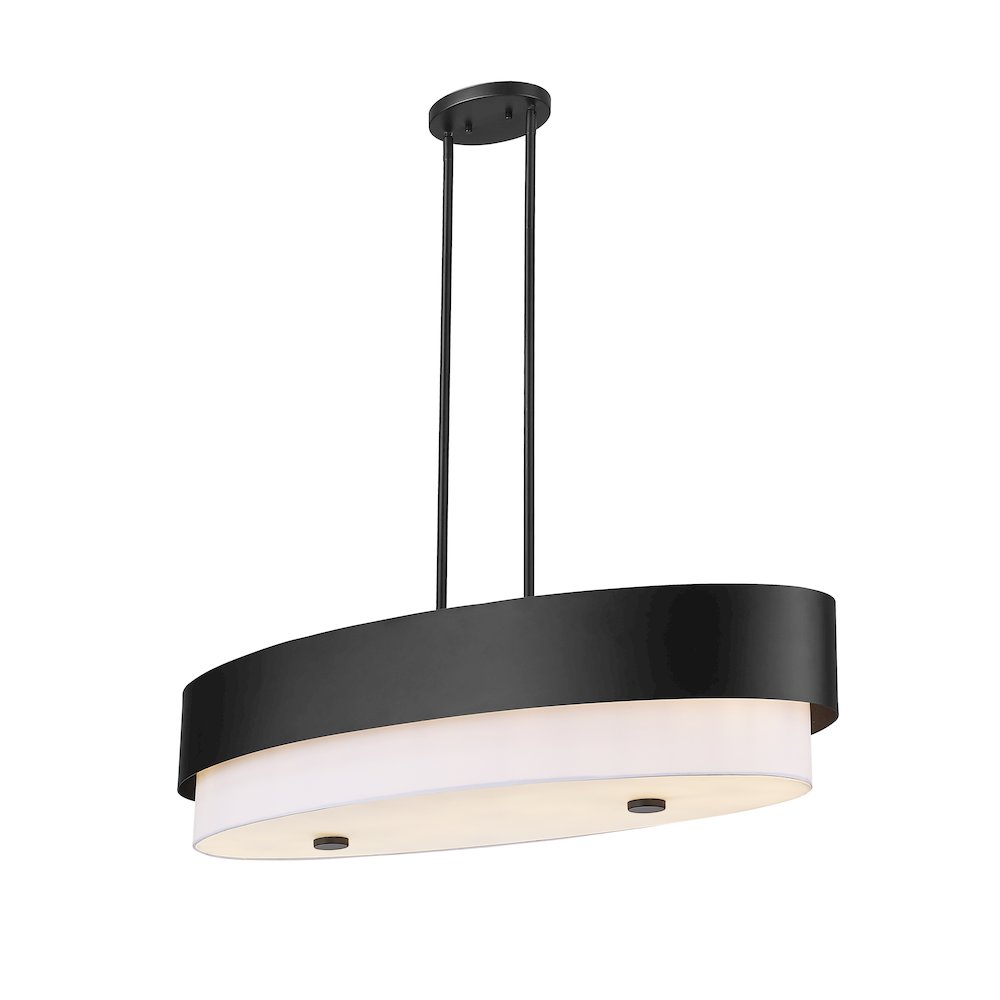 Z-Lite 5 Light Linear Chandelier. Picture 1